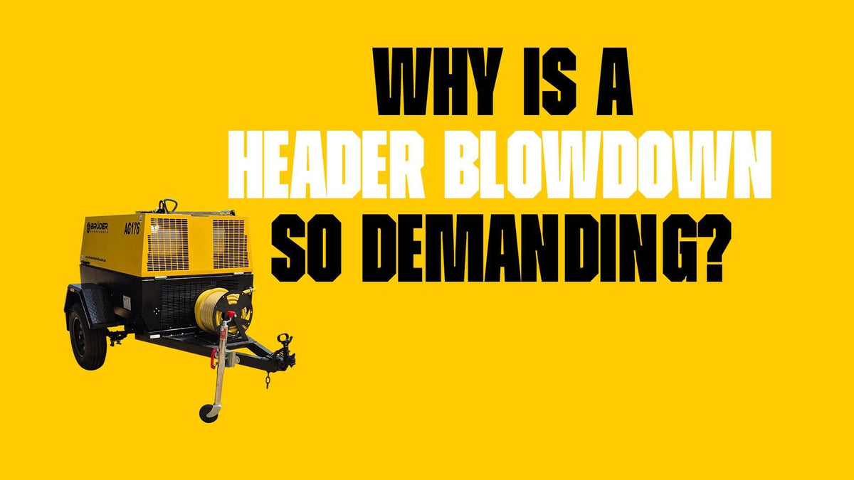 Why is header blowdown so demanding?