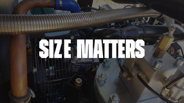Header blowdown: Size matters