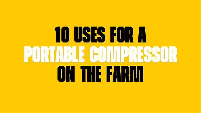 Not just for blowdown: 10 uses for a portable compressor on the farm