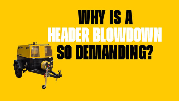 Why is header blowdown so demanding?