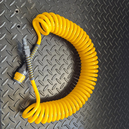 Brüder 12mm x 6m WL Yellow PU "Suzi Coil" Memory Coil Hose