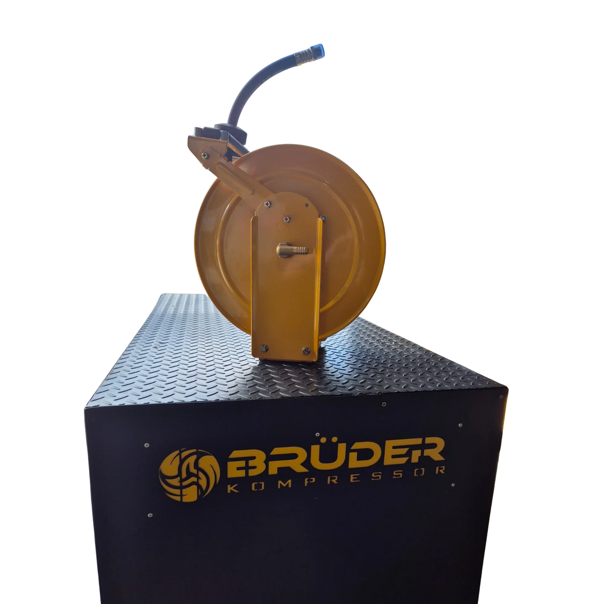 Brüder Spring Retract 1/2" x 20m Hose Reel - Dual Pedestal