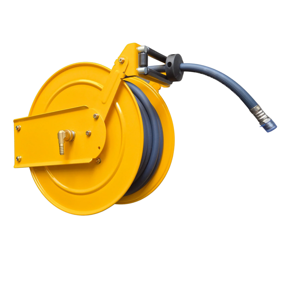 Brüder Spring Retract 1/2" x 20m Hose Reel - Dual Pedestal