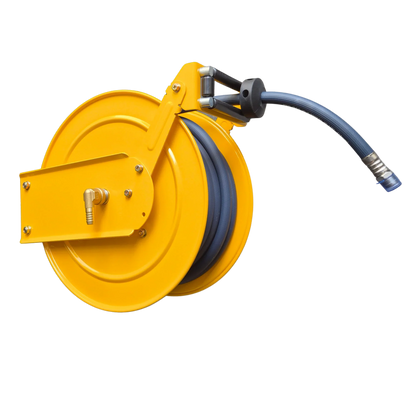 Brüder Spring Retract 1/2" x 20m Hose Reel - Dual Pedestal