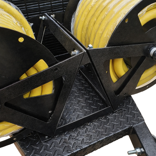Brüder [HRDMB] A-Frame Double Mounting Bracket for Brüder HR2020 Manual Rewind Hose Reels