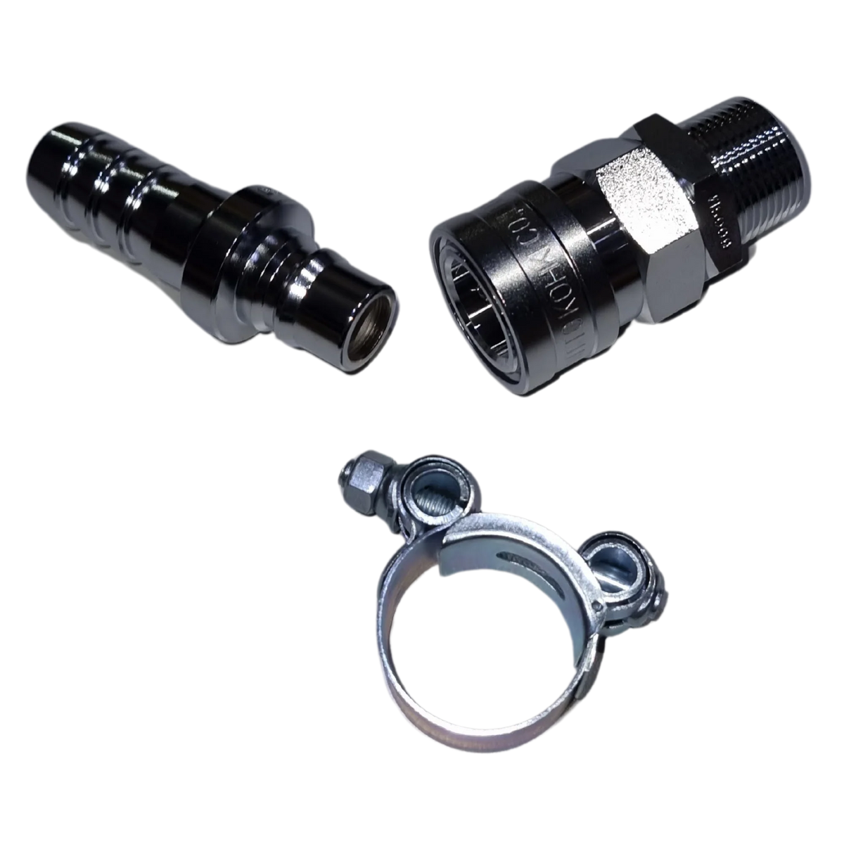 Brüder [NC 1/2" Hose Kit] Standard Nitto starter pack with 1 x 200-40SH, 1 x 40PH and Hose Clamps