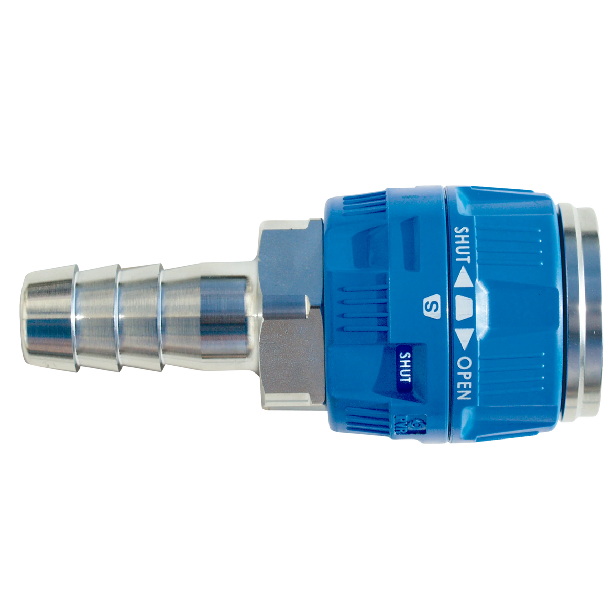 Brüder [PVR600SH] Large Nitto Safety Purge/Locking Coupler with 3/4" Hose Barb