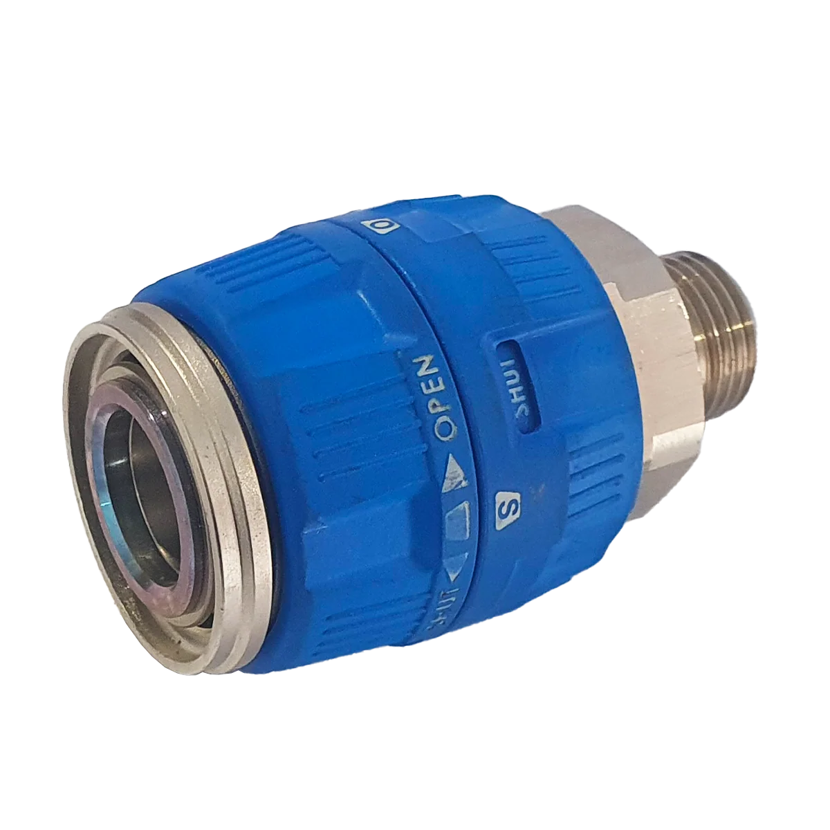 Brüder [PVR800SM] Large Nitto Safety Purge/Locking Coupler with 1" Male Thread