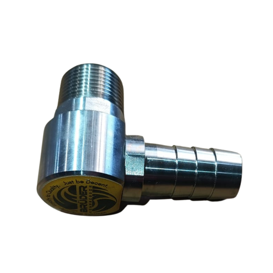 Brüder [BMAN34E] Bruder 3/4" Stainless Steel Swivel Elbow