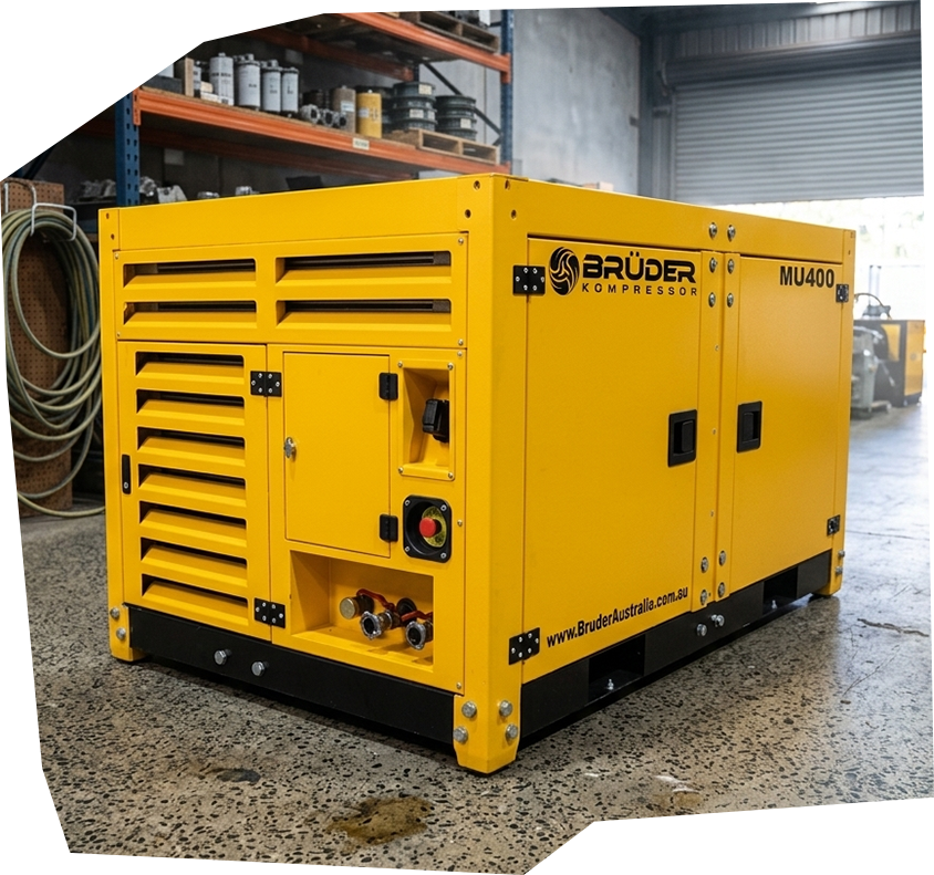 Bruder MU400 Compressor - Right View