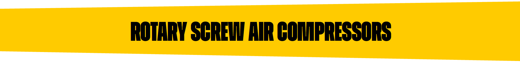 Rotary screw air compressors