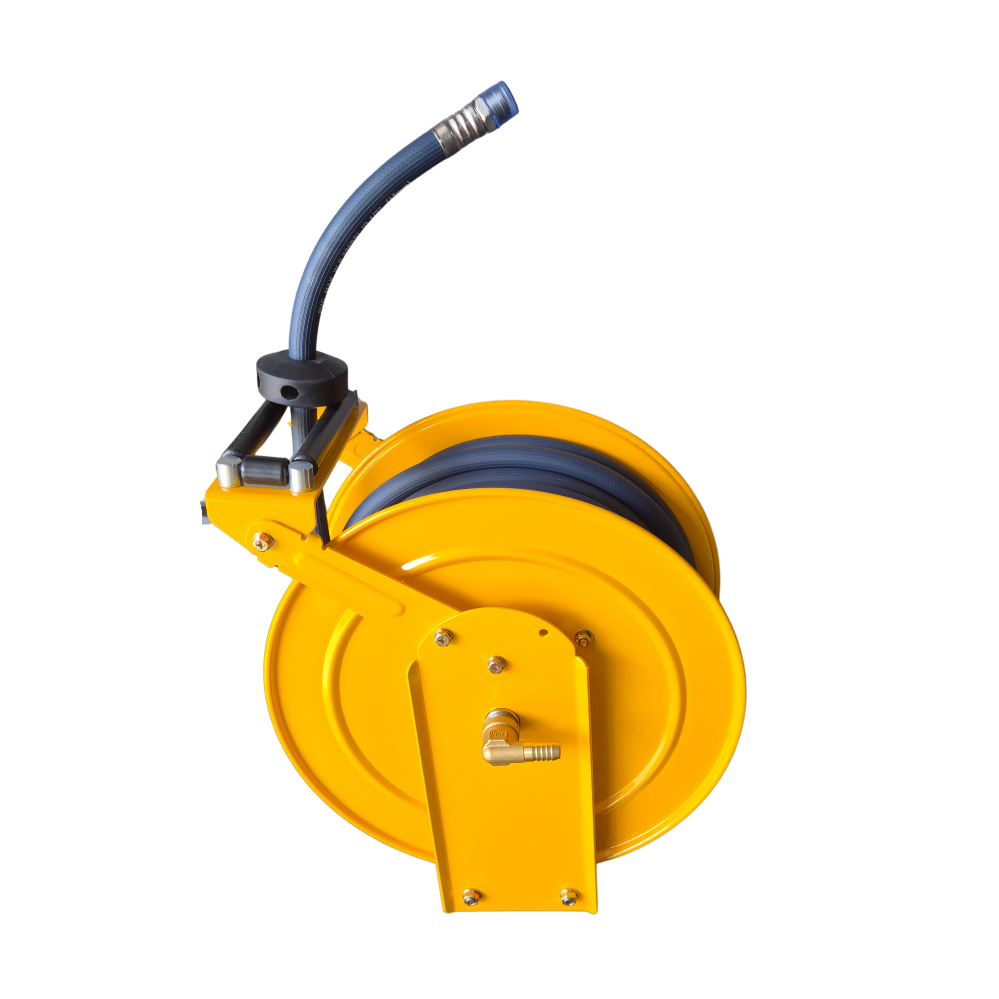 Spring Retract 1/2" x 20m Hose Reel - Dual Pedestal - Image 3