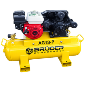[AG18-P] 18cfm, 140PSI 6.5hp Honda driven Piston on 70L Tank