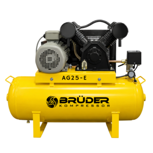 [AG25-E] 25cfm, 150PSI Three Phase Electric driven Piston on 100L Tank STAT (18cfm FAD)