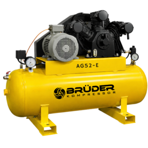 [AG52-E] 52cfm, 150PSI 3 Phase Electric driven Piston on 240L Tank STAT (37cfm FAD)