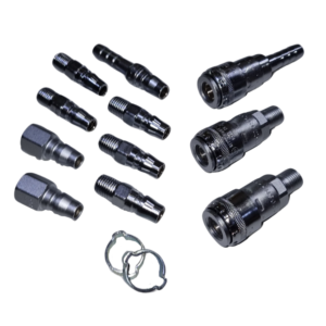 [NCSTARTA2] Standard Nitto starter pack with 5 x 20PM, 2 x 20PF, 2 x 200-20SM, 1 x 200-30SH, 1 x 30PH and Hose Clamps