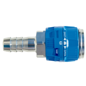 [PVR800SH] Large Nitto Safety Purge/Locking Coupler with 1" Hose Barb